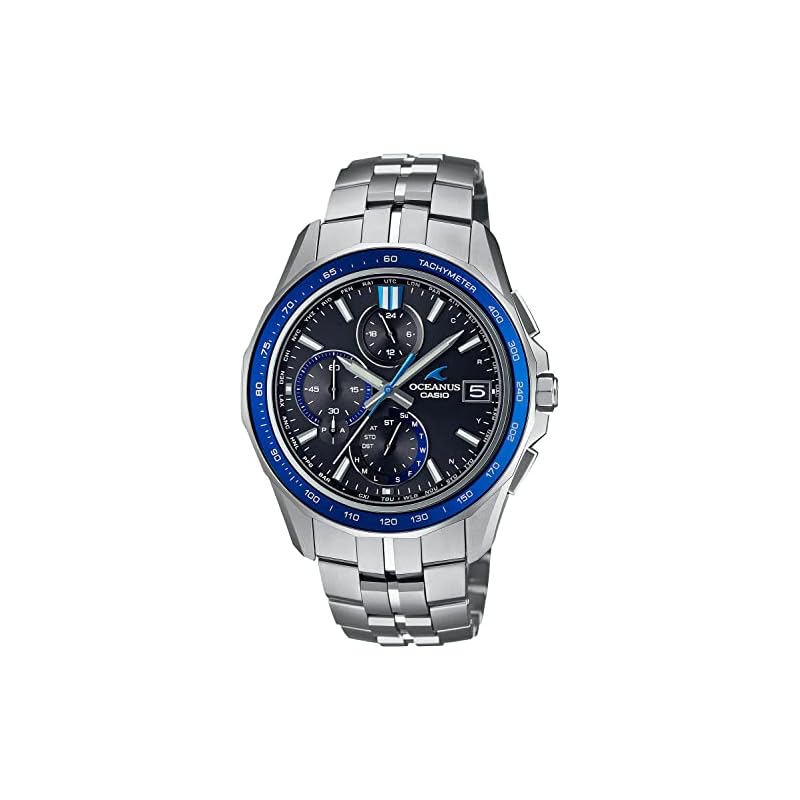 [Casio] Часы Oceanus [Оригинальный продукт для внутреннего рынка] Сделано в Японии Manta Bluetooth Радио-синхронизация Солнечная батарея Сапфировое стекло OCW-S7000-1AJF Мужские Черный