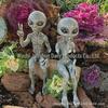 Alien UFO Outdoor Garden Gnome Statue Ornament