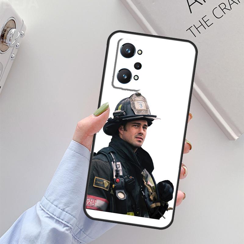 Чехол для телефона Realme 14 12 10 11 13 Pro Plus GT 6 6T 5 GT7 Pro C61 C55 C51 C21Y C25S C67 C75 C53 с изображением сериала «Пожарные Чикаго»