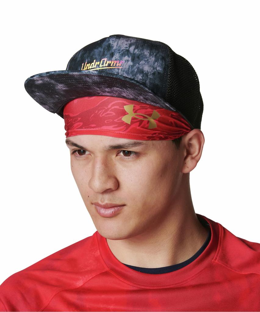 UA BASEBALL NOVELTY HEADBAND [Under Armor] Red/ONESIZE