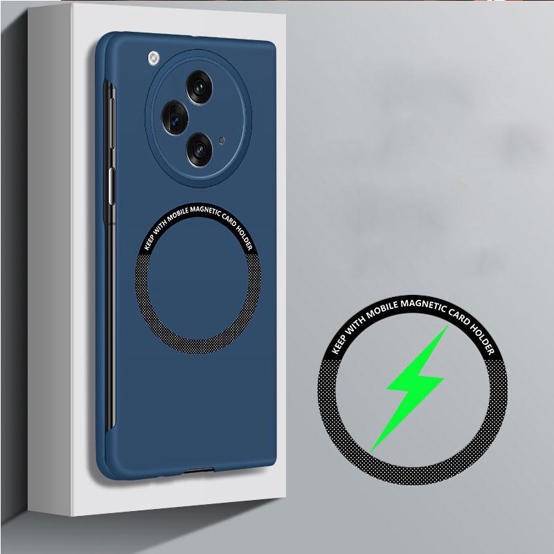Для Magsafe Магнитный безрамочный жесткий чехол для ПК для Oppo Find N3 N2 Тонкий противоударный матовый чехол с беспроводной зарядкой для телефона FindN3 Ультратонкий