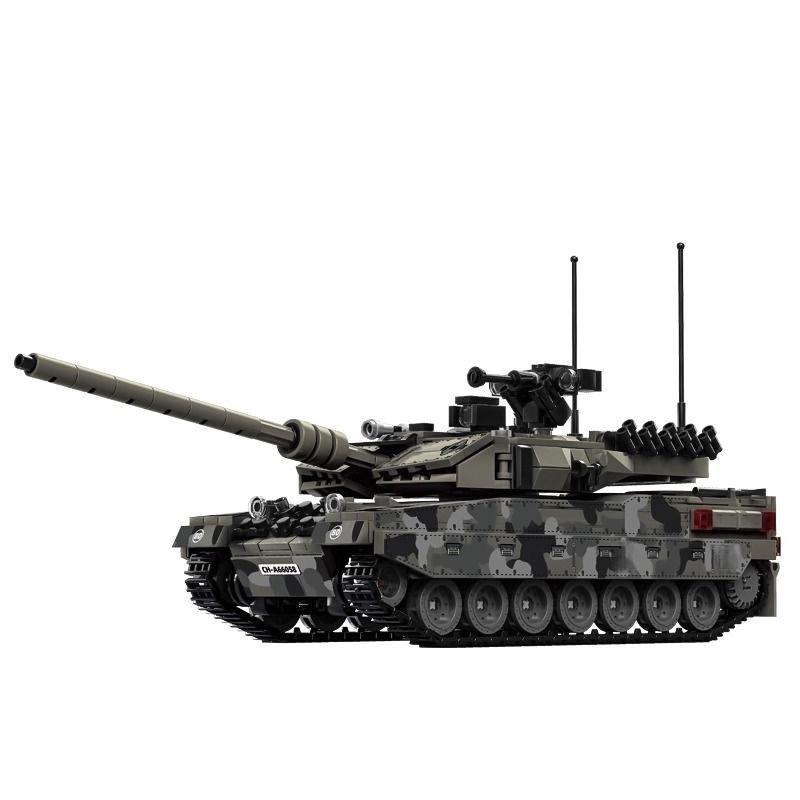 66058 Основной боевой танк Leopard 2A7 - сложный военный конструктор для мальчиков, трансграничные игрушки