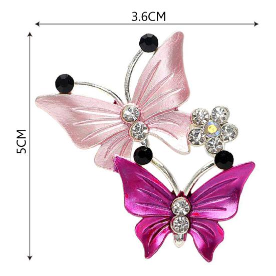 Прекрасная двойная бабочка, автомобильный освежитель воздуха, зажим для духов, аромадиффузор, декор