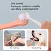 Pet Teeth Cleaning Brush High Density Dental Caring Lightweight Cat Dog Bad Breath Teeth Cleaning Brush Pet Supplies