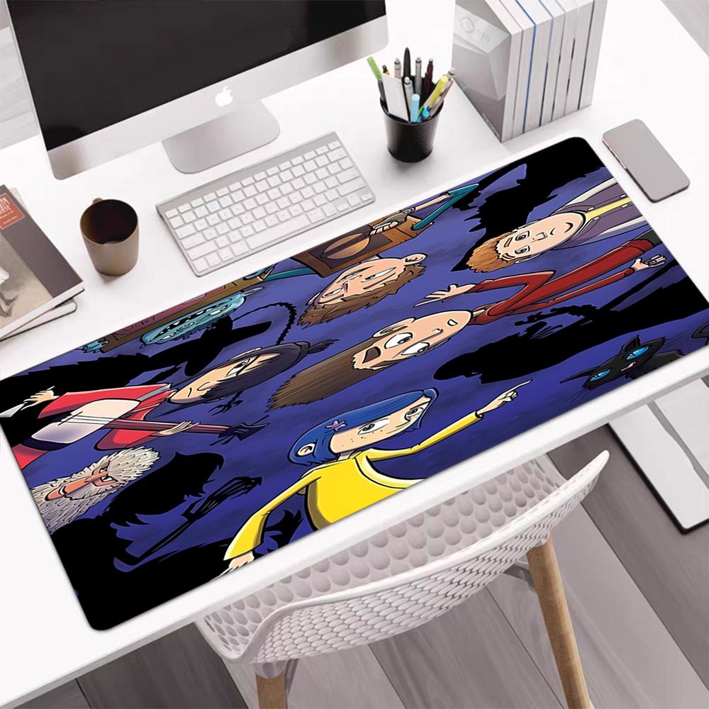 Coraline Theme Mouse Pad, Non Slip Rubber Base, Multifunctional Office & Home Decor, Perfect for Workspace Personalization.