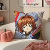 Магический Милый Японский Аниме Cardcaptor Sakura Наволочка Подушка Короткий Плюш Невидимая Молния Комната Диван Наволочка
