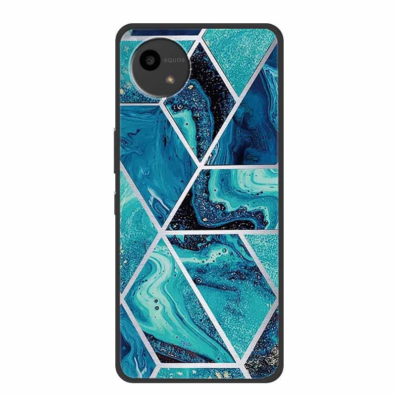 Чехол для SHARP AQUOS WISH4 Мраморный ТПУ Мягкий Силиконовый Задний Чехол SharpSmartphones SH-52E Чехлы для Телефонов Защитный Покрашенный Микой Capa