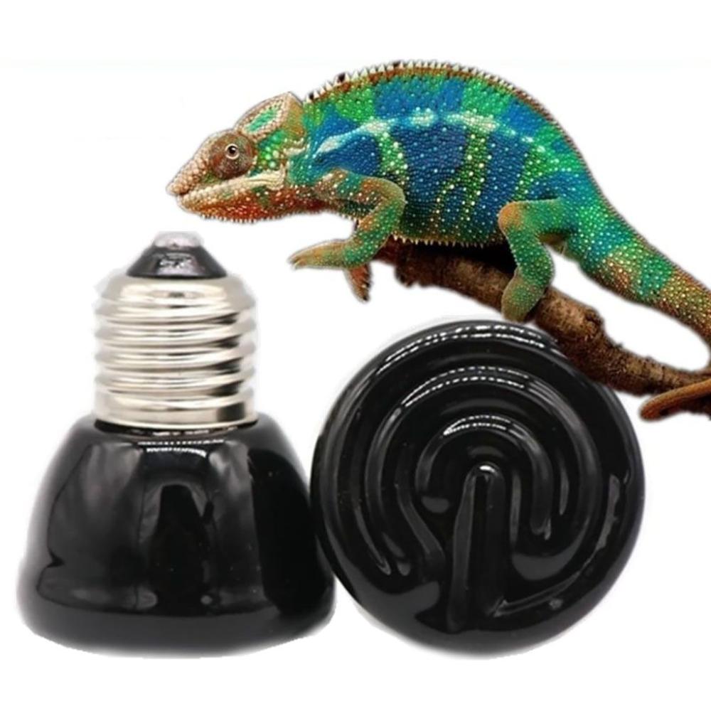 Material Keeping Warm Far Infrared Black Reptile Lamp Pet Warmer Bulb Heating Lamp Pet Brooder