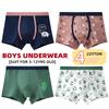 4 шт./лот Хлопковые шорты Мальчики Нижнее белье Детское нижнее белье Боксеры Трусы 110-170