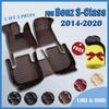Автомобильные коврики для BENZ S-класса Седан W222 Пять мест 2014-2017 2018 Пользовательские автомобильные накладки на ноги автомобильный коврик