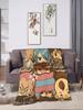 Inazuma Eleven Axel Blaze Gouenji Flannel Throw Blanket for Couch Chair Soft Plush Bedspread Picnic Blanket Gift Idea