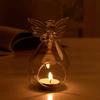 Angel Glass Tea Light Candle Holder Home Party Decor Candlestick Storage Holders