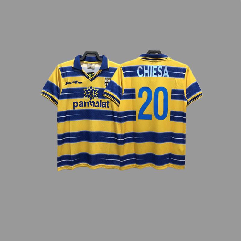 Parma retro jersey football jersey classic nostalgic Zola Cannavaro Buffon Gilardino jersey