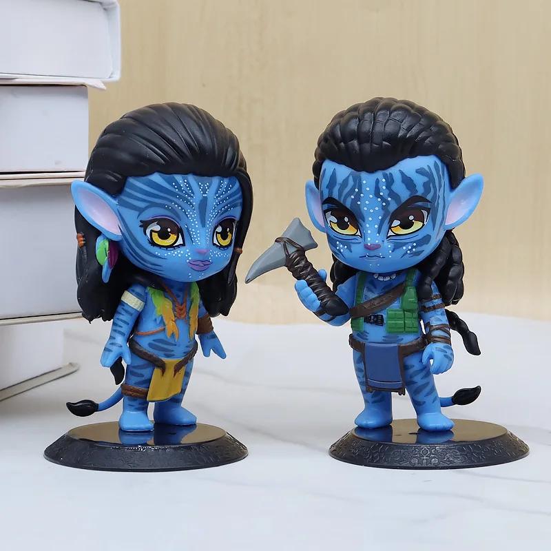 Spot Avatar 2 Neytiri and Jake Sully PVC Figure Model Tiny Statues Collectibles Desktop Decorations Doll Models Decorations