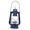 Vintage Kerosene Lamp Iron Lantern Oil Lamp Party Pub Decoration Gift (Blue)