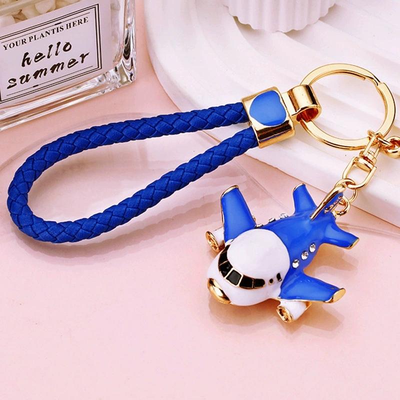 Gothic Retro Fashion Plane Model Creative Airplane Amulet Supernatural Unisex Aircraft Decor Jewelry Bag Charm