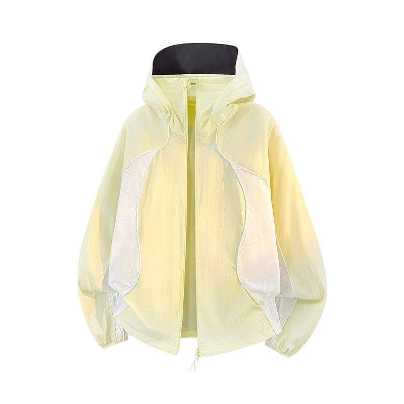 Outdoor UV protection, breathable and cool, hooded sunscreen, women's 1011 new summer thin coat, men's and women's