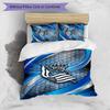 Real Sociedad FC Printed 3PCS Bedding Set Breathable Duvet Cover with Pillowcases Decorative Bed Linen for Bedroom Home