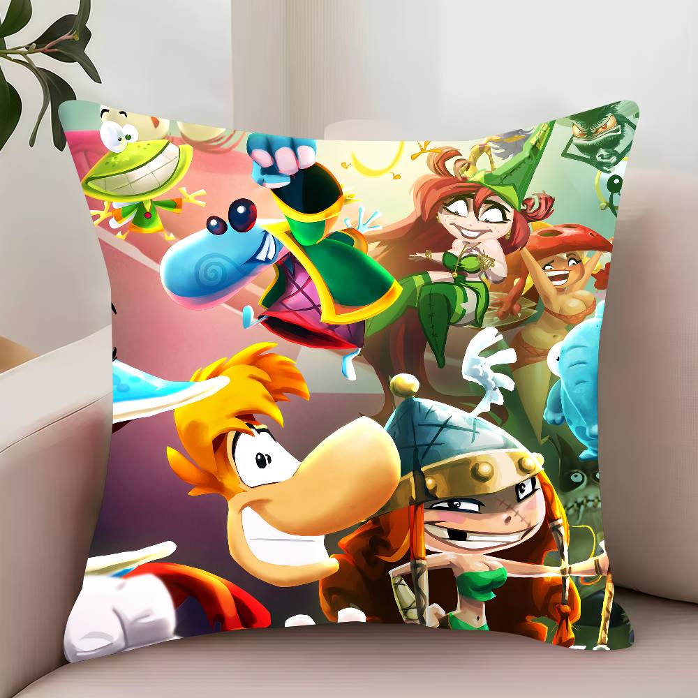 Игровой R-Rayman L-Legends Наволочка Декор Защитные чехлы Удобные мягкие для Дивана Гостиной Домашнего офиса