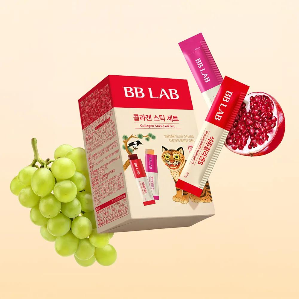 BB LAB Набор коллагеновых стиков (Гранат 14 палочек + Запутанные 14 палочек)