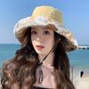 Двусторонняя, можно носить, шляпа-ведро с защитой от ультрафиолета, большая шляпа-ведро с карнизом, универсальная, ветрозащитная, пляжная шляпа для отдыха на открытом воздухе