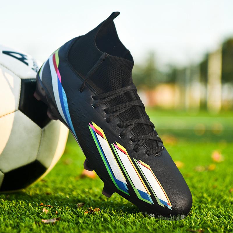 Обувь для иностранных торговцев Футбольные бутсы с высоким верхом Мужские и женские AG Короткие ногти TF Сломанные ногти Студенческие Молодежные Детские Взрослые Спортивные