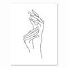 Nordic Minimalist Figures Line Art Sexy Woman Body Nude Wall  Drawing PostersCanvas Paintings Prints Decoration for Livingroom