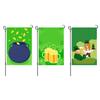 St Patricks Day Flag Double Sided Weatherproof Machine Washable Irish Decorative Flag for Garden Law