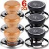 Universal Pot Lib Knobs Caps Wooden Heat-Resistant Cooking Pan Lid Covers Replacement Lifting Handle Kitchen Cookware Handgrip