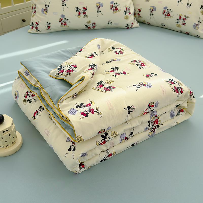 Хлопковое одеяло из марли класса А с соевым волокном - Двухслойное, летнее, прохладное, машинная стирка