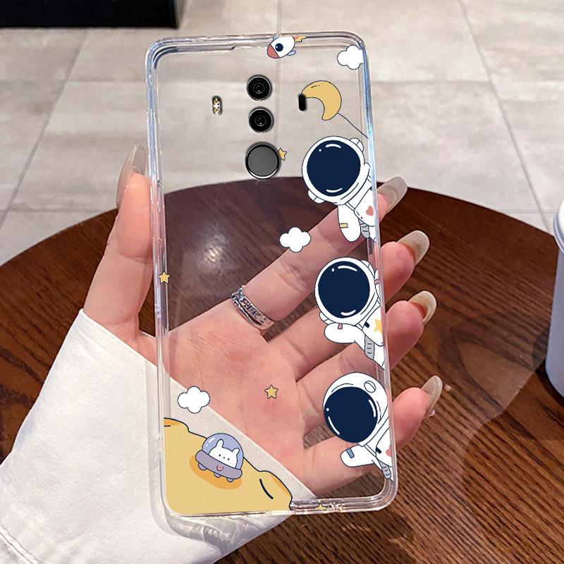 Для Huawei Mate 10 Pro Чехол Huawei Nova 2i Чехлы Huawei Mate 10 Lite Обложки Прозрачный Силикон Мягкий ТПУ Чехол Милый Кот Чехол для Телефона