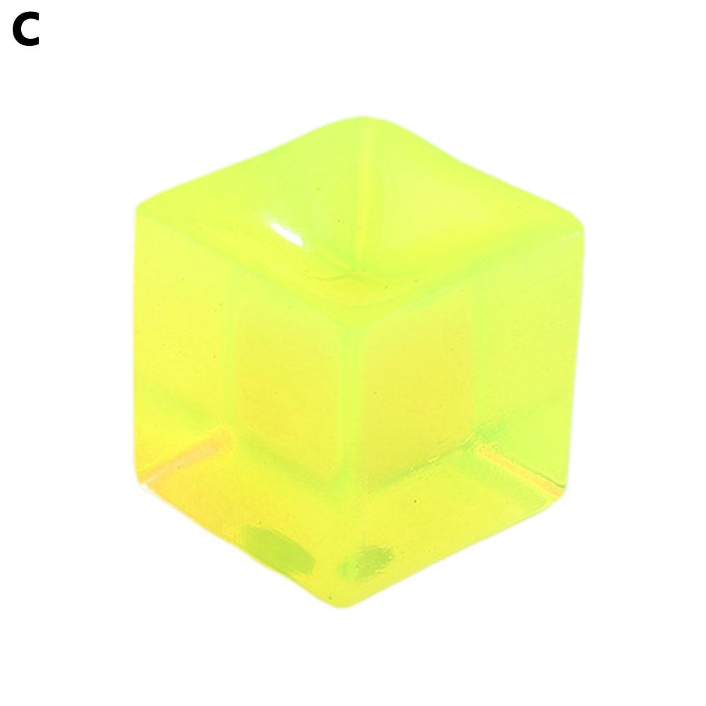 2.5cm Transparent Ice Cube Fidget Toy Mini Mochi Stress Sensory Kawaii Ball Relief Anxiety Paw V3Z6