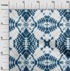 Хлопковая поплин темно-синяя ткань с геометрическим рисунком шибори для поделок декоративная ткань с принтом во дворе 42 дюйма