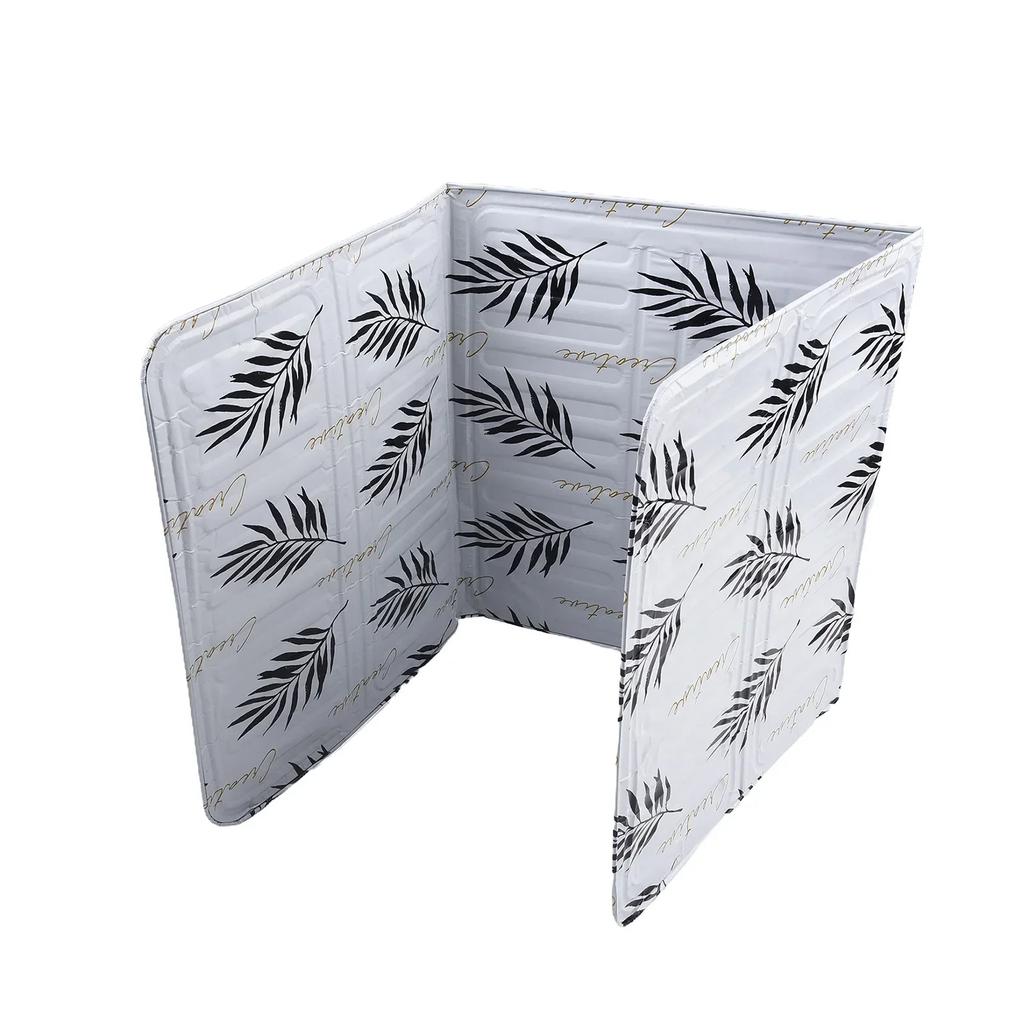 Складная сковорода из алюминиевой фольги, экран для защиты от брызг масла, кухонная газовая плита, перегородка, кухонные аксессуары для приготовления пищи