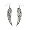 Винтажные серьги в виде крыльев ангела для женщин, ретро серьги-подвески с перьями, модные серьги для вечеринки, циркон, подарок, дропшиппинг, brincos