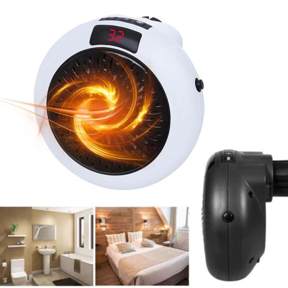 Desktop Mini Heater Dual-Purpose Air Heater LED Display Warm Air Heater Household Use