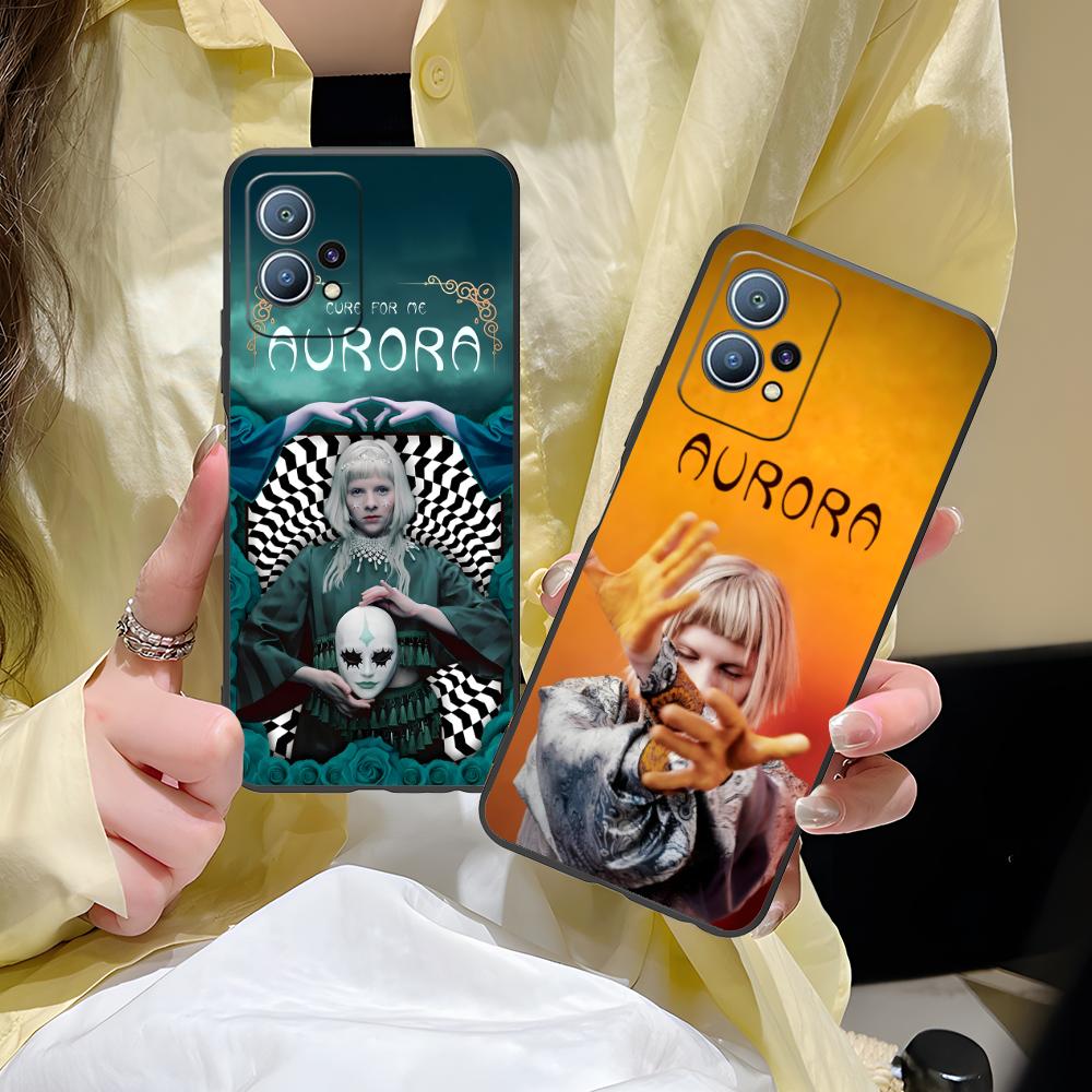 Чехол для мобильного телефона Aurora Aksnes для Huawei P60 P50 P40 P30 P20 P10 P9 P8 Pro Lite Plus Цветной Печатный Чехол Крышка Красивый
