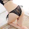 Сексуальные женские кружевные мягкие прозрачные трусы с завязками без вырезов, нижнее белье стринги