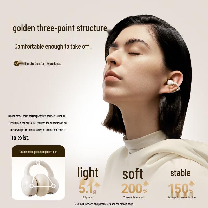 Беспроводные Bluetooth-наушники-клипсы Saina Z60S для спорта с открытым ухом