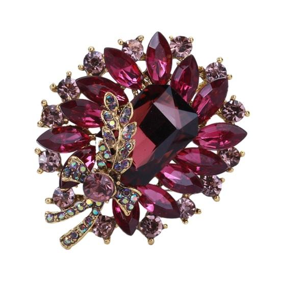 Брошь из искусственного драгоценного камня, свадебная брошь со стразами, модное платье, пальто, аксессуары, милые украшения для женщин и девочек