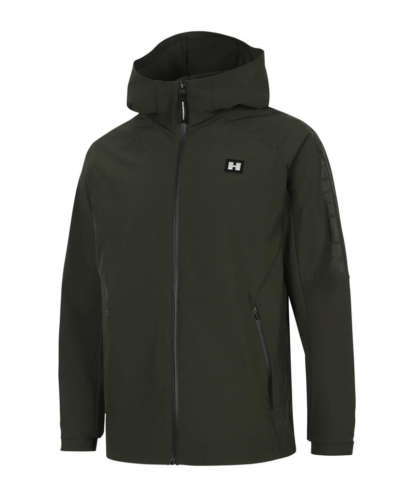 Спортивная куртка Hummer H2 Woven Tech с фирменным логотипом, хаки