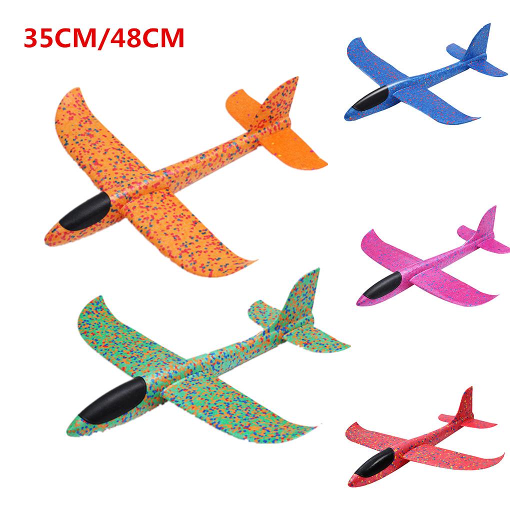 35Cm Children Hand Throw Flying Glider Planes Toys Kids Foam Aeroplane Model Children Outdoor Fun Toys Hot Whells Toy Plane