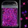 Holographic Four-Pointed Star Nail Sequins Laser Silver Gold Flakes DIY Manicure Design Nail Art Decorations Accessories