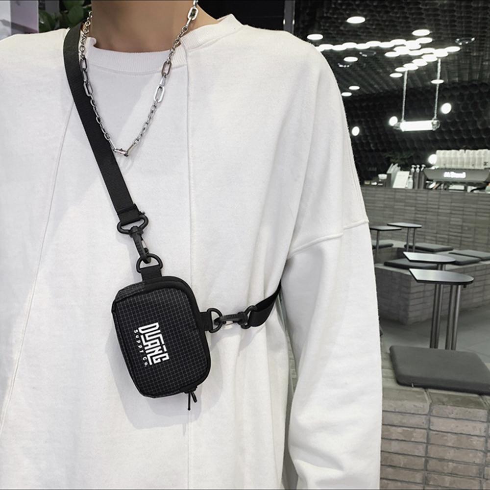Lanyard Couple Crossbody Bag Neck Hanging Mini Storage Bag Simple Small Item Bag Boys Girls
