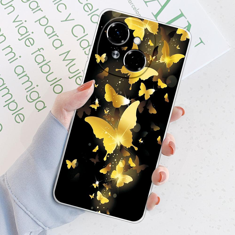 Чехол-задняя крышка для Tecno Spark Go 1, для Tecno Spark Go 2025, противоударный, прозрачный, мягкий силиконовый TPU чехол для телефона для Tecno Pop 9 Coque