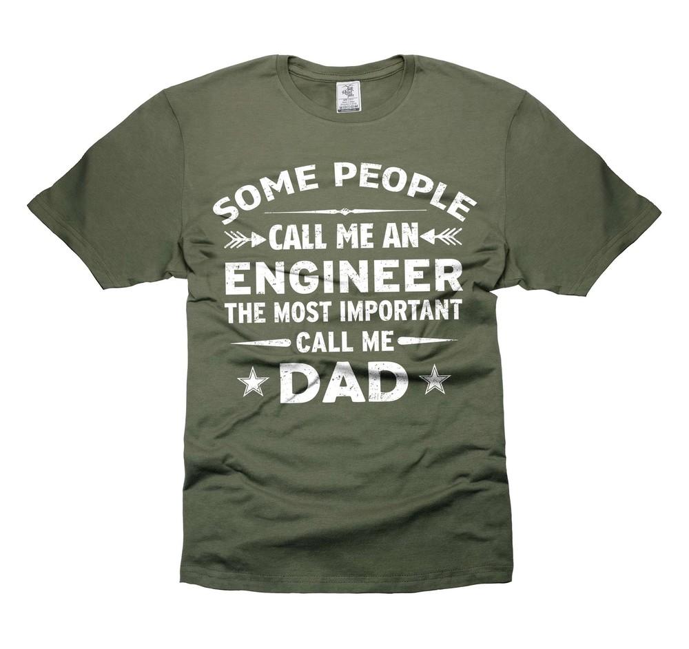 Engineer Dad Shirt Fathers Day Engineer Shirt Engineer Funny Gifts Shirt For Men Unisex T-Shirt