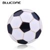 Cute Soccer Football Shape Brooch Gold Color Enamel Brooches Jewelry Pins Girl Boy Christmas Gifts Scarf Hat Accessories