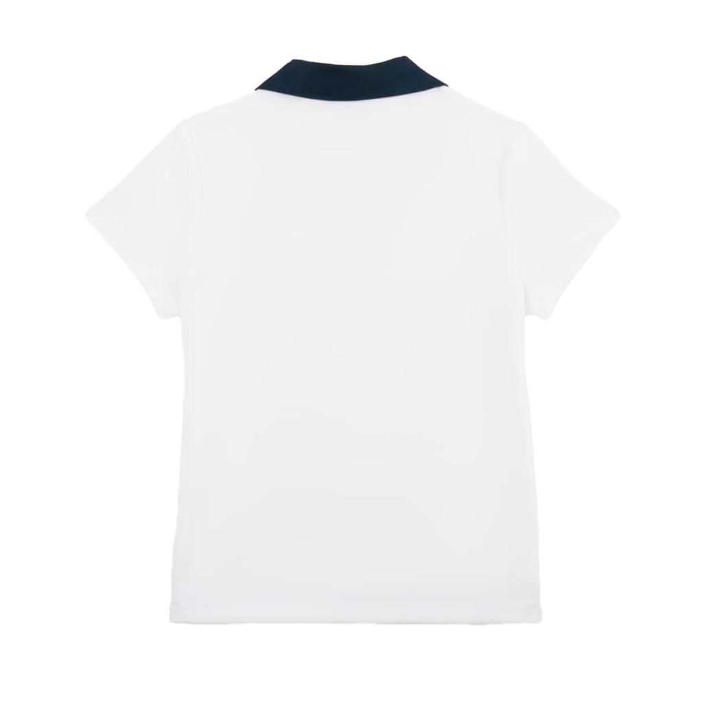 Nike Модная удобная рубашка поло с коротким рукавом для женщин, белые FZ0277-100