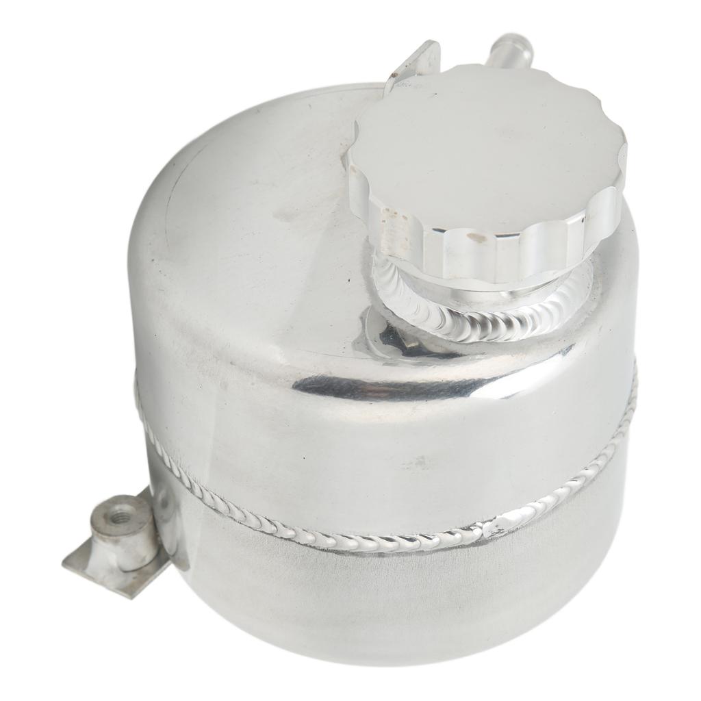 Radiator Coolant Expansion Water Tank Aluminium Alloy Polished Replacement for COOPER S R53 2002‑2006