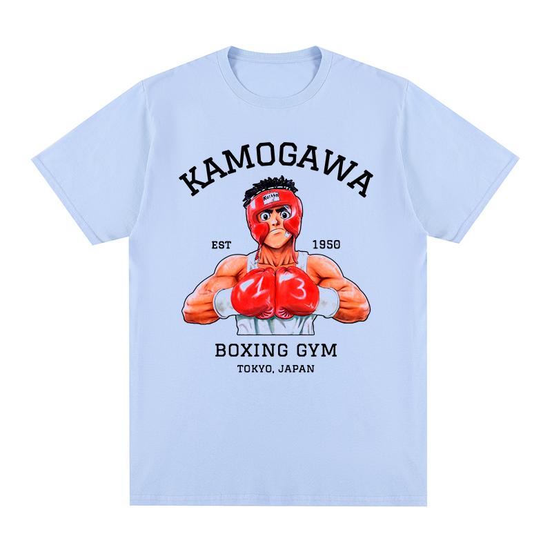 KBG Hajime no Ippo Винтажная футболка Хлопковая мужская футболка Новая футболка Женские топы